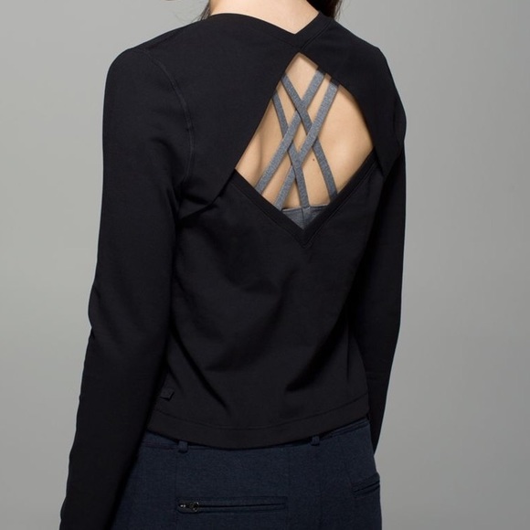 lululemon athletica Tops - SuperCool&Sexy🔥 LULULEMON Back Up LS 6 Open Back